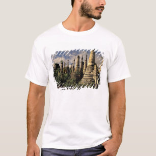 Asia, Myanmar, Inle Lake. Ancient ruins of T-Shirt