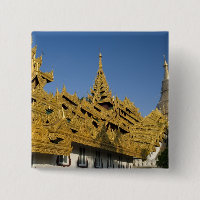 Asia, Myanmar, Yangon. Golden stupa of Shwedagon 2
