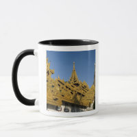 Asia, Myanmar, Yangon. Golden stupa of Shwedagon 2
