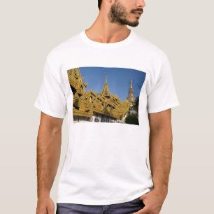 Asia, Myanmar, Yangon. Golden stupa of Shwedagon 2 T-Shirt