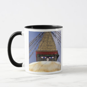 Asia, Nepal, Kathmandu. Bouddhanath Stupa. 2 Mug
