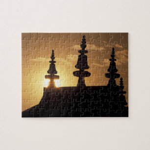 Asia, Nepal, Kathmandu. Bouddhanath Stupa. Jigsaw Puzzle