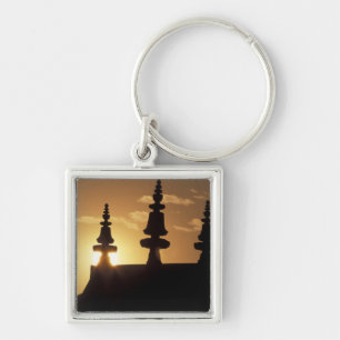 Asia, Nepal, Kathmandu. Bouddhanath Stupa. Key Ring