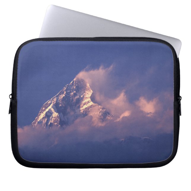 Asia, Nepal. Machhapuchhare Laptop Sleeve (Front)
