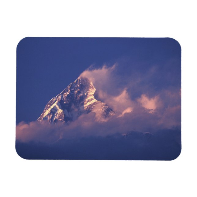 Asia, Nepal. Machhapuchhare Magnet (Horizontal)