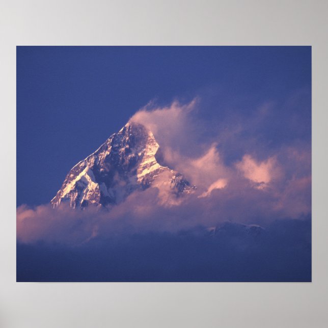 Asia, Nepal. Machhapuchhare Poster (Front)