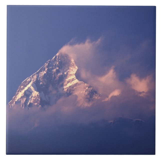 Asia, Nepal. Machhapuchhare Tile (Front)