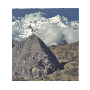 Asia, Nepal, Sagarmatha NP. A Buddhist prayer Notepad