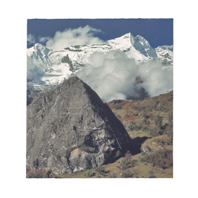 Asia, Nepal, Sagarmatha NP. A Buddhist prayer Notepad (Front)
