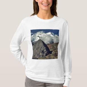 Asia, Nepal, Sagarmatha NP. A Buddhist prayer T-Shirt