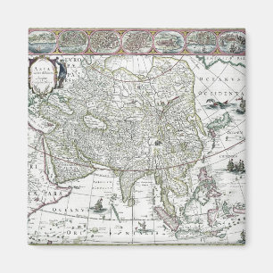 Asia noviter delineata, 1617 magnet