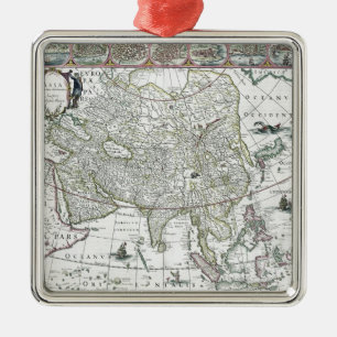 Asia noviter delineata, 1617 metal tree decoration