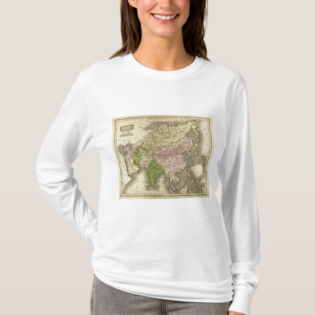 Asia Olney Map T-Shirt (Front)