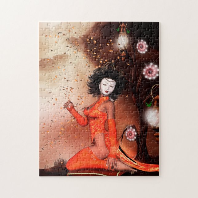 ASIA Oriental Fantasy Art Jigsaw Puzzle (Vertical)