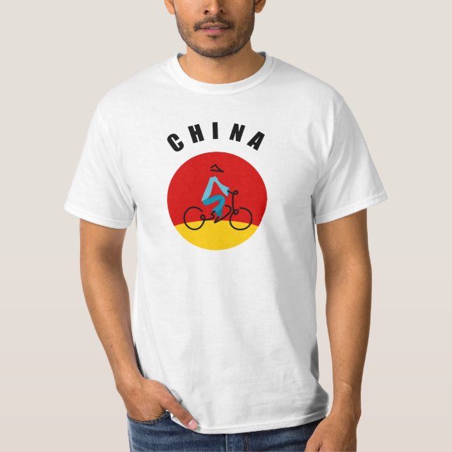 Asia scene bike rider shirt (Front)