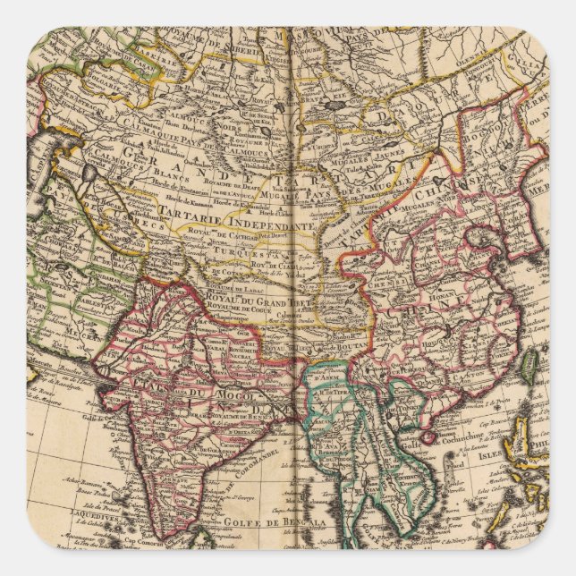 Asia Square Sticker (Front)