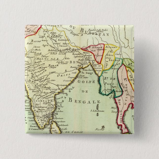 Asia, Thailand 15 Cm Square Badge (Front)