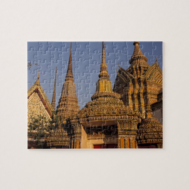 Asia, Thailand, Bangkok, Wat Po, city's oldest Jigsaw Puzzle (Horizontal)