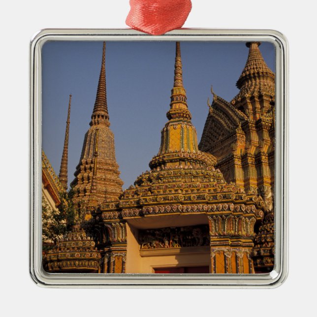 Asia, Thailand, Bangkok, Wat Po, city's oldest Metal Tree Decoration (Front)