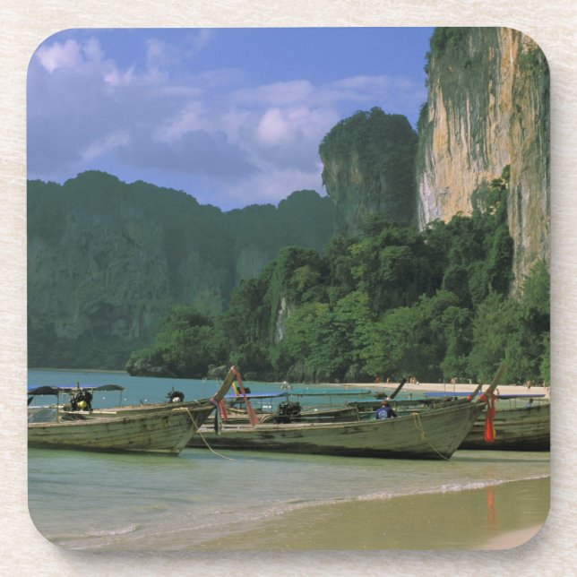 Asia, Thailand, Krabi. West Railay Beach, Coaster (Front)