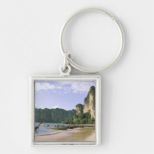 Asia, Thailand, Krabi. West Railay Beach, long Key Ring