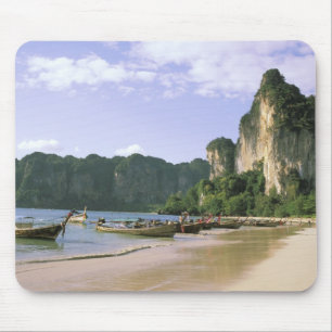 Asia, Thailand, Krabi. West Railay Beach, long Mouse Mat
