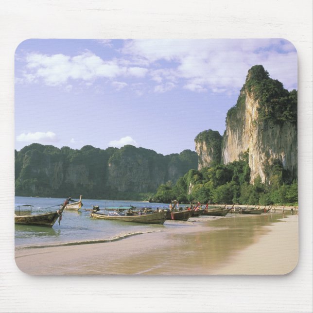 Asia, Thailand, Krabi. West Railay Beach, long Mouse Mat (Front)