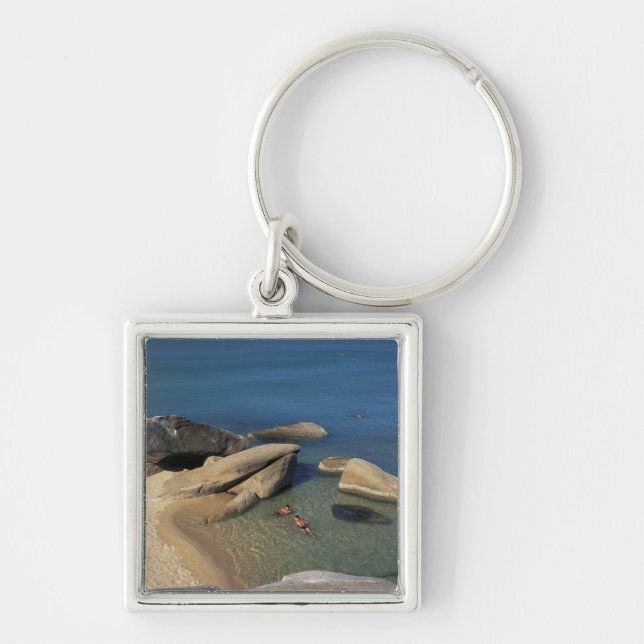 Asia, Thailand, Samui. Beach Key Ring (Front)