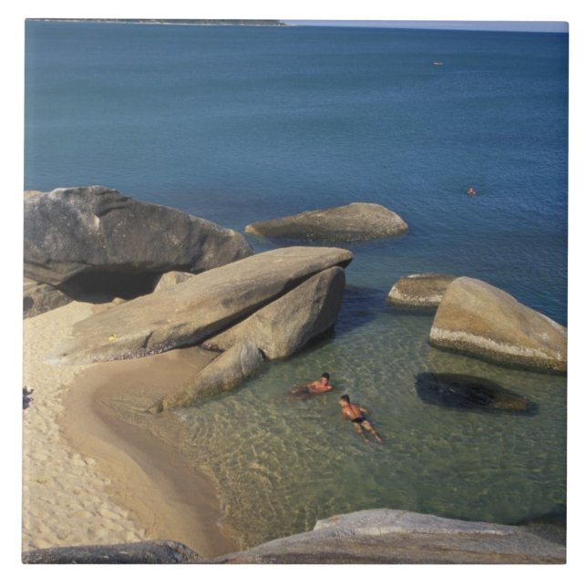 Asia, Thailand, Samui. Beach Tile (Front)