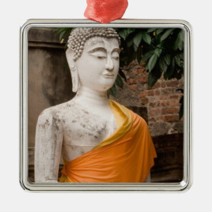 Asia, Thailand, Siam, Buddha at Ayutthaya Metal Tree Decoration