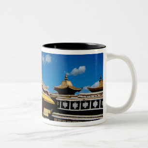 Asia, Tibet, Lhasa, Potala Palace aka Red Two-Tone Coffee Mug