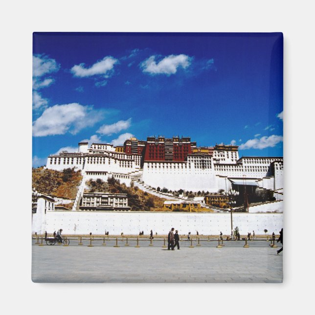 Asia, Tibet, Lhasa, Potala Palace. UNECSO Magnet (Front)