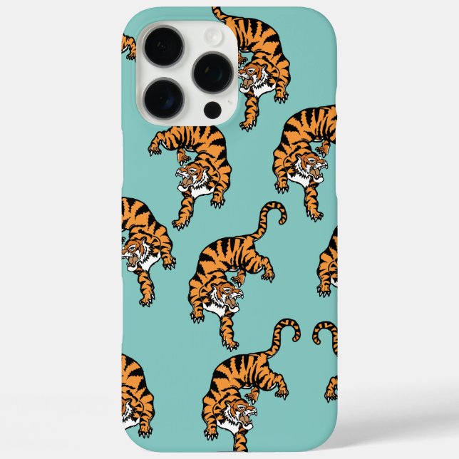 Asia Tiger Pattern Case-Mate iPhone Case (Back)