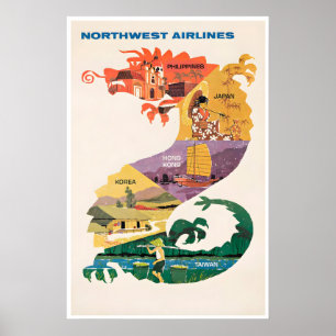 Asia Travel Poster Korea Art Philippines Print