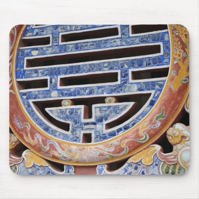 Asia, Vietnam. Decorated window Mouse Mat (Front)