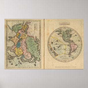 Asia, Western Hemisphere Poster