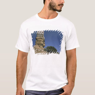 Asia, Yemen, Wadi Dhar. Rock Palace, or Dar Al T-Shirt