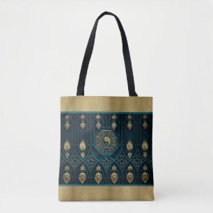 Asian Abstract Tote Bag