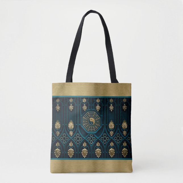 Asian Abstract Tote Bag (Front)
