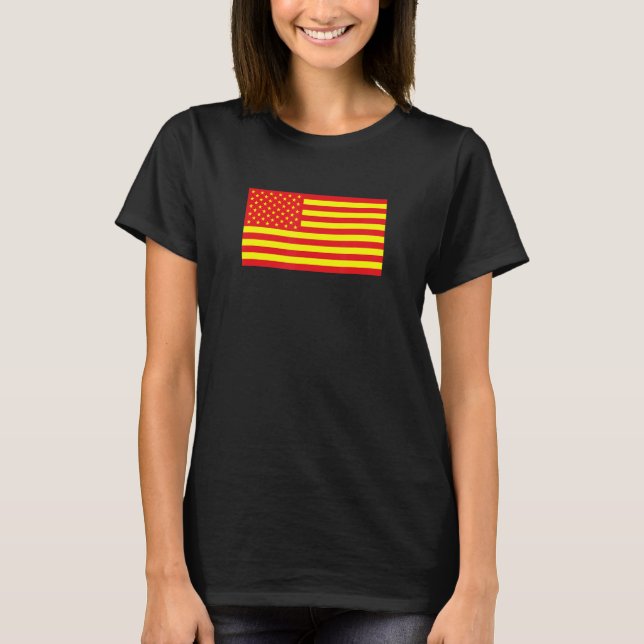 Asian American Flag T-Shirt (Front)