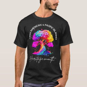 Asian American Pacific Islander Heritage Colourful T-Shirt