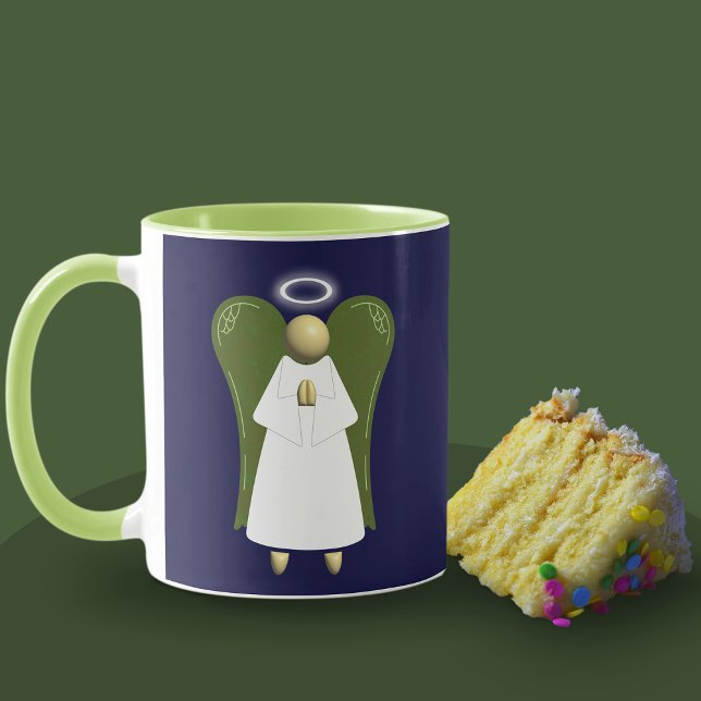 Asian Angel, Guardian Angel Mug (Asain Guardian Angel mug & Cake)