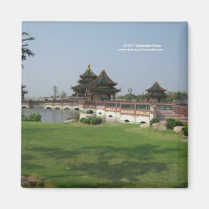 Asian architecture magnet