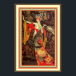 Asian Art Deco Poster  13 x 19<br><div class="desc">Colorfully Stunning,  Asian Art Deco Poster 13 x 19</div>
