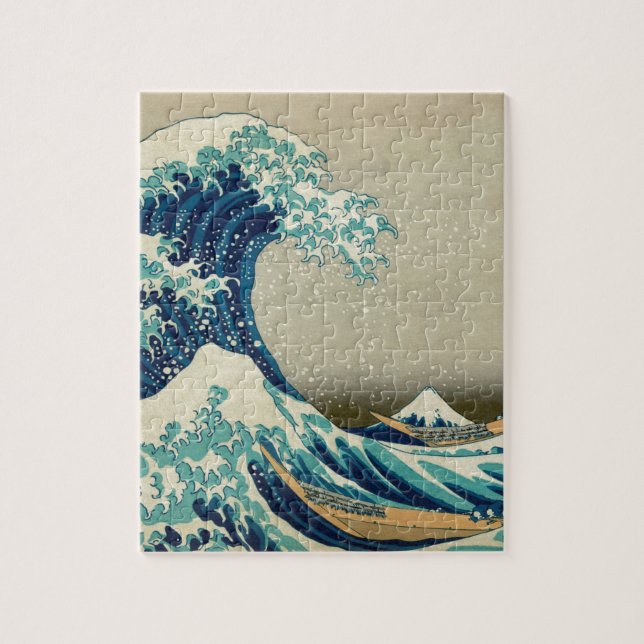 Asian Art - The Great Wave off Kanagawa Jigsaw Puzzle (Vertical)