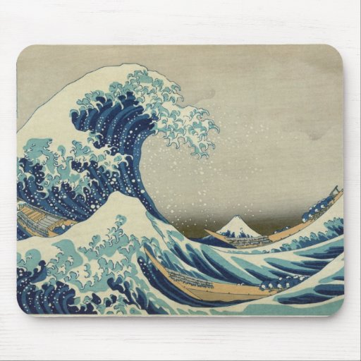 Image of Asian Art - The Great Wave off Kanagawa Mouse Mat