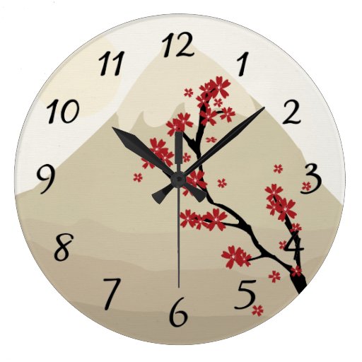 Image of Asian Art Wall Clock