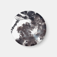 Asian art with lotus leaves motif