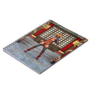 Asian Battle Woman Notebook