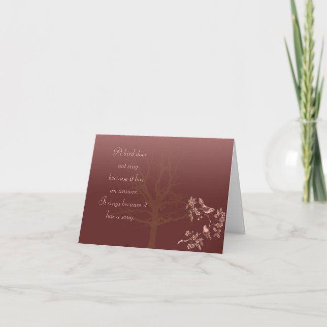 asian beauty note card (Front)